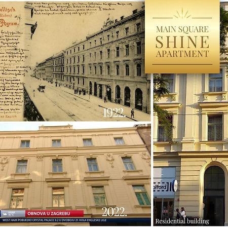 Luxurios And Historic Apartment "Shine" - Right On The Main Square Zagreb Exterior foto